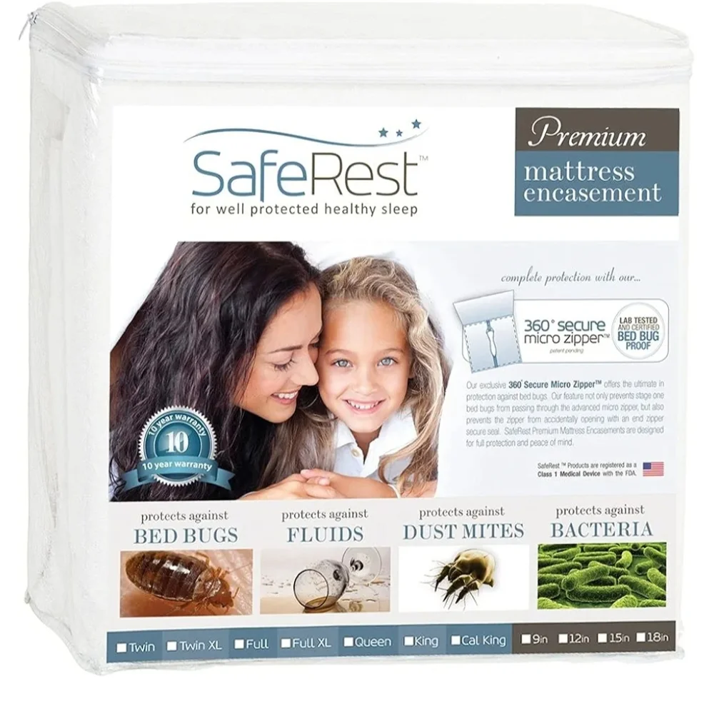 Premium Mattress Encasement - White